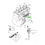 TUBE,INJECTION PUMP TO RAIL 1
