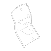 Running Board Mounting Bracket - Right, Rear