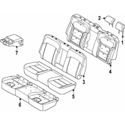 Seat Cushion Foam Pad <br>Foam for - Rear