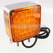 LIGHT STT LED RED/YELOW 4" SQ 2 SIDE RH