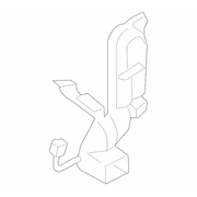 Seat Hinge Support - Left, Rear