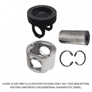 Piston Assembly Kit with Steel Bushings and 16:1 Compression Ratio