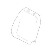 Seat Back Cushion Pad - Right, Front (XL, XLT)