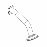 Oil Inlet Tube and Screen Assembly - 354 mm Long, S60 14L
