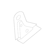 Seat Track Support Bracket Retainer Back Hinge - Right, Rear, Center
