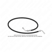 Hose Assembly - No.8 x 16.5 Long, S60, 14L, DDEC VI