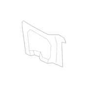 Quarter Panel Reinforcement Insulator Seal - Left, Inner