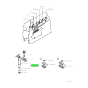 NOZZLE & HOLDER ASSY,FUEL INJECTION 1