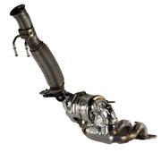 Catalytic Converter with Integrated Exhaust Manifold And Catalyst - 2.5L