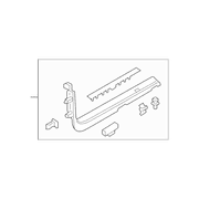 Door Sill Plate Scuff - Left, Front