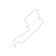 Fender Apron Reinforcement Extension - Right, Front