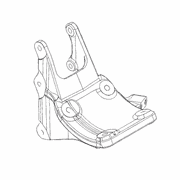 S60 Engine Alternator Mounting Bracket