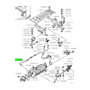 PIPE,EXHAUST MUFFLER CONTROL 1