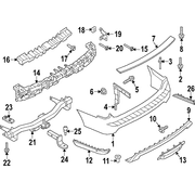 Bumper Corner Cover Extension Side Bar (King Ranch, Limited)