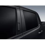 Putco Black Platinum B-Pillar Trim for Vehicles with Factory Keypad