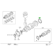 OIL SEAL,CRANKSHAFT,RR 1