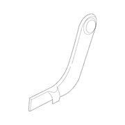 Seat Back Latch Cover Recliner Adjustment Mechanism - Rear, Outer