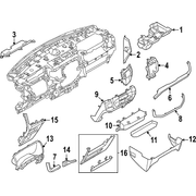 Instrument Panel Bezel Molding