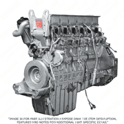 3/4 Engine MBE4000 12.8L EPA07 460979