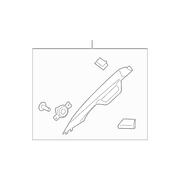 Body A-Pillar Trim Panel Windshield molding - Right (Limited)