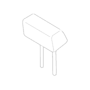Headrest - Rear, Center