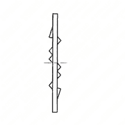 Lockwasher 5/16 Inch Internal Tooth Steel Zinc Plated