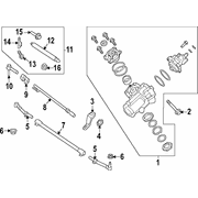 Steering Damper Bracket - Front