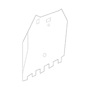 Body B-Pillar Reinforcement - Left, Front