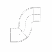 Water Pump to Oil Cooler Hose for S50 DDEC 3