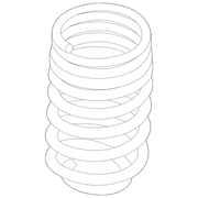 Coil Spring - Left, Rear (LWB Van, Series 500V/510V)