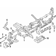 Support Bracket Dash crossmember reinforcement