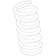 Coil Spring - Left, Front, Rear (XL, XLT)
