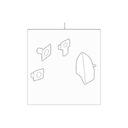 Exterior Door Handle Cover - Right, Front