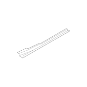 Sidemember Extension Floor Side Rail Reinforcement - Left, Front