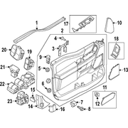 Door Interior Trim Panel - Right, Front, Lower