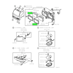 Mitsubishi FUSO® Truck Parts | Chassis Electrical | Lamp