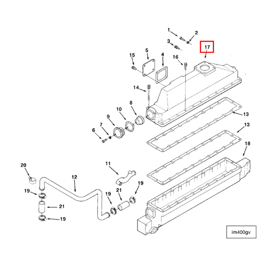 3070889 Cummins | Aftercooler Cover | Source One Parts Center