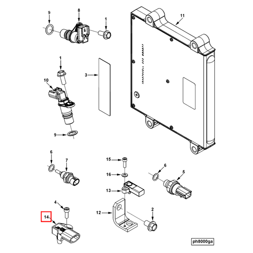 4944845 Cummins | Pressure Temperature Sensor | Source One Parts Center