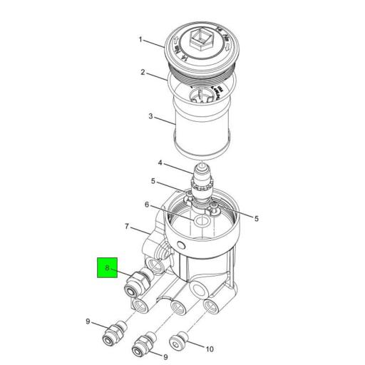 1839024C91 | Navistar International® | FITTING FUEL INLET M16 