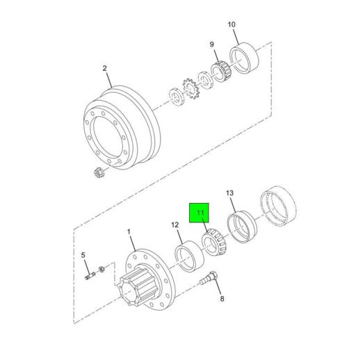 HYT594A | Navistar International® | BEARING CONE /ROLLERS