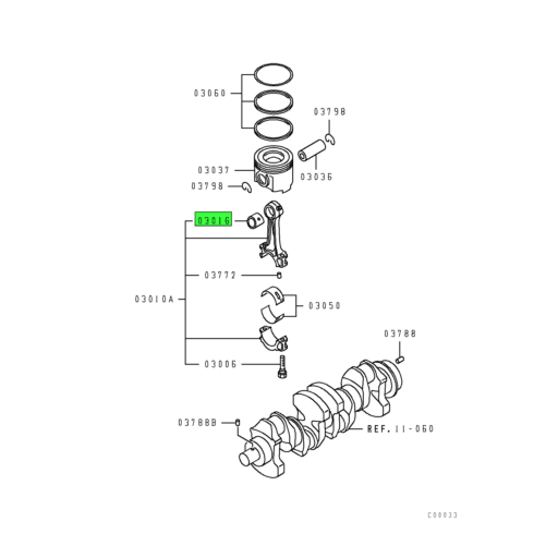 ME221709 Mitsubishi FUSO | Connrod Bushing | Source One Parts Center