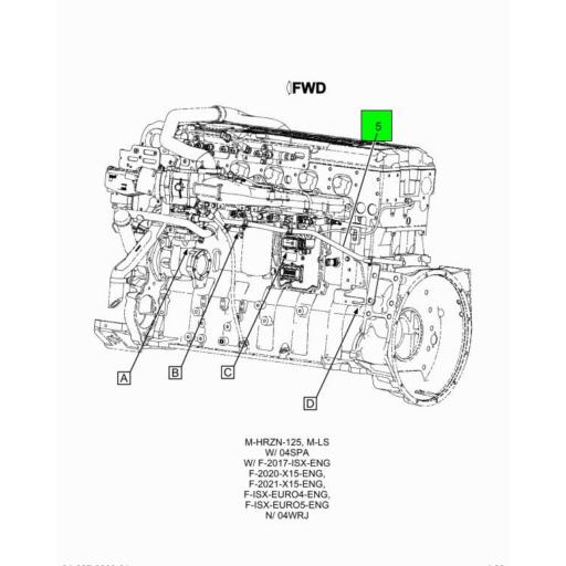 4078006C1 | Navistar International® | TUBE AIR COMPRESSOR TO HOSE ...