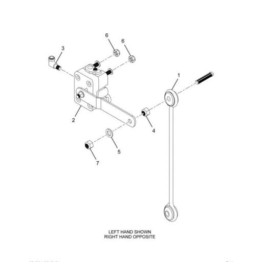 H59427013 | Navistar International® | VALVE HEIGHT CONTROL ASSEMBLY LEFT  HAND