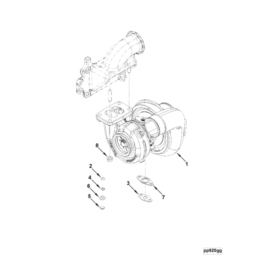 4999869 4309099 Cummins | Turbocharger Kit | Source One Parts Center