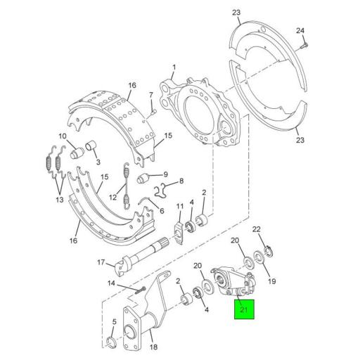 2505234C91 | Navistar International® | ADJUSTER BRAKE SLACK FRONT