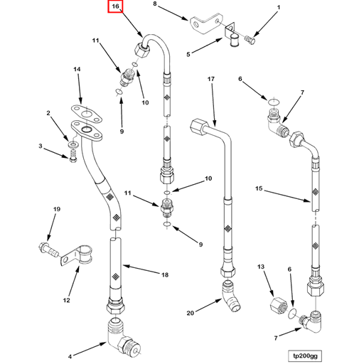 3899659 Cummins | Flexible Hose | Source One Parts Center