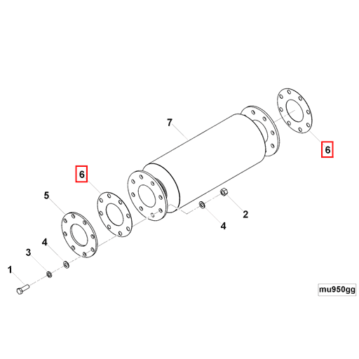 2880039 Cummins | Exhaust Outlet Connection Gasket | Source One Parts ...