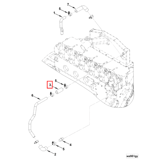 5313460 Cummins | Plain Hose | Source One Parts Center