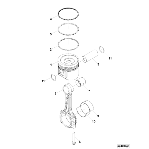 5345277 Cummins | Piston Ring Kit | Source One Parts Center