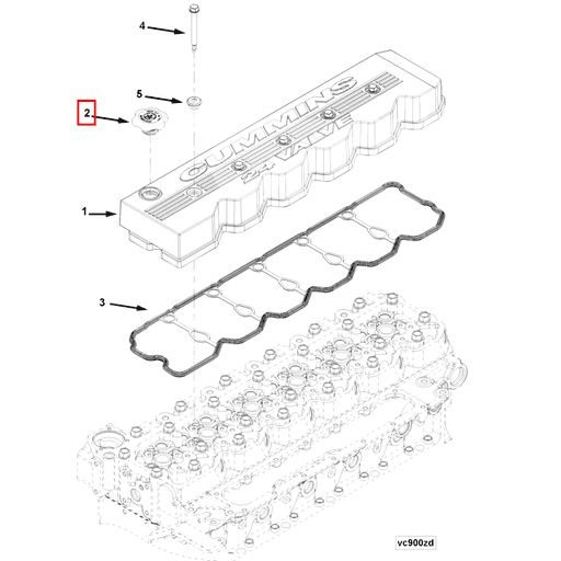 3942135 Cummins | Filler Cap | Source One Parts Center